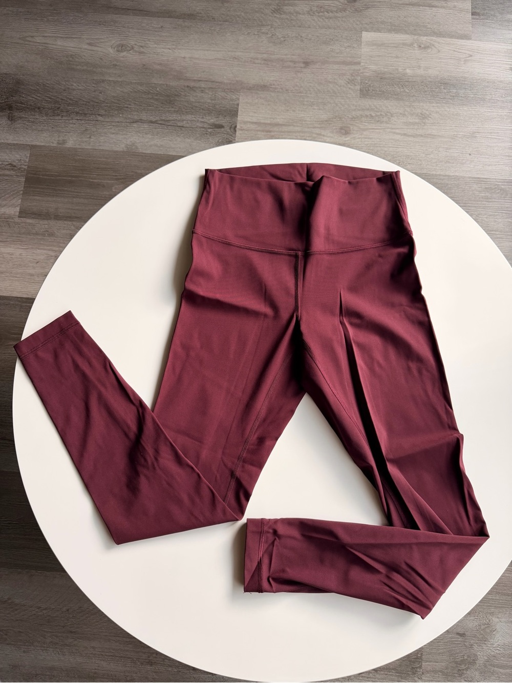 Lululemon Wunder Under High-Waist Women's Leggings in Deep Burgundy Size 8